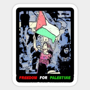 Freedom For Palestine Sticker